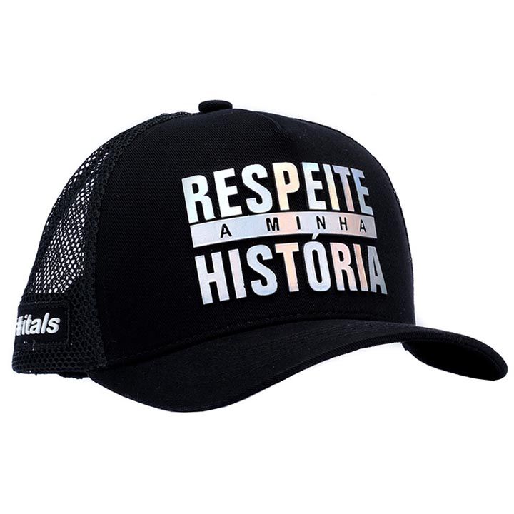 Boné itals Respeite Minha História Silver 